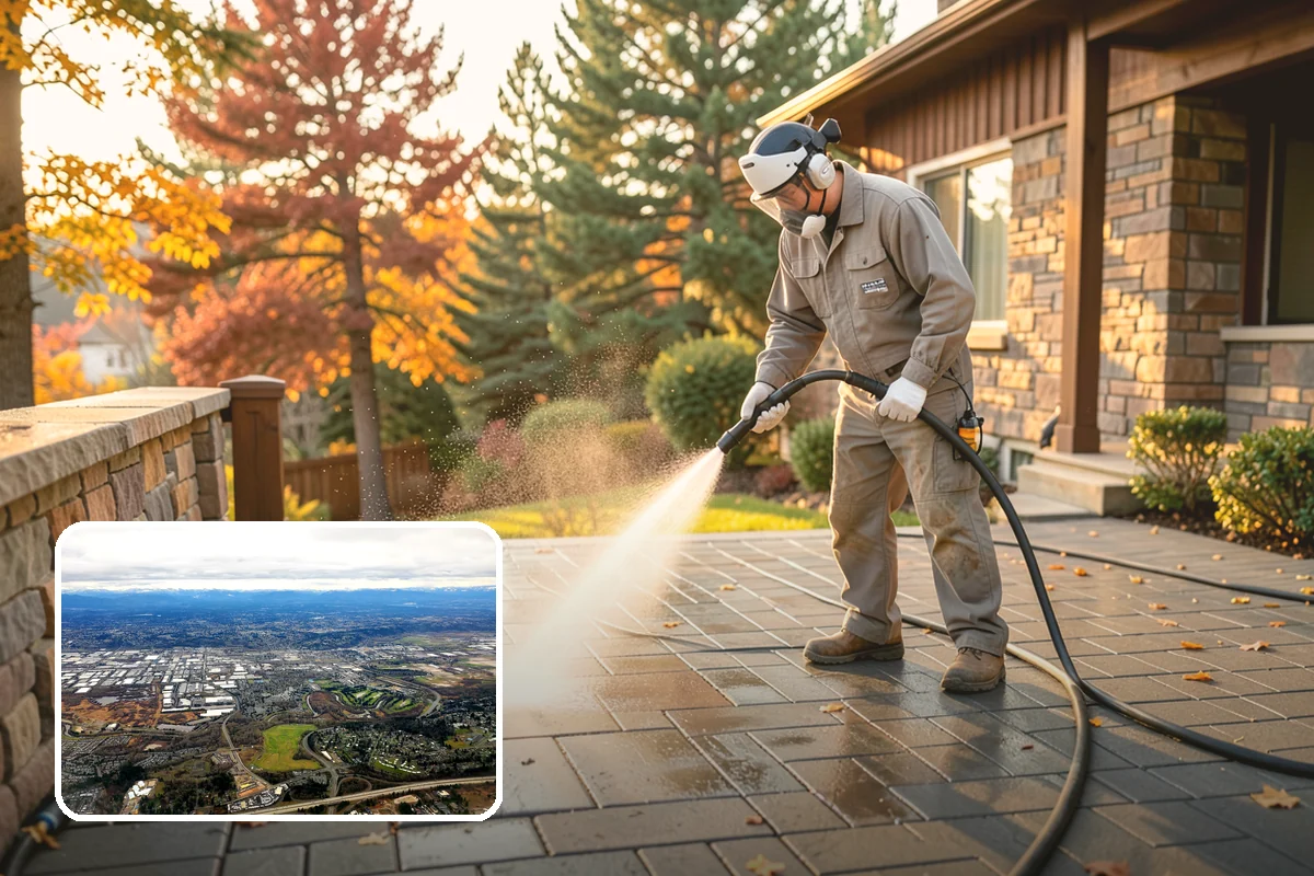 Patio Furniture Cleaning in Kent, King County, WA - Removes the green algae film that thrives in western Washington humidity