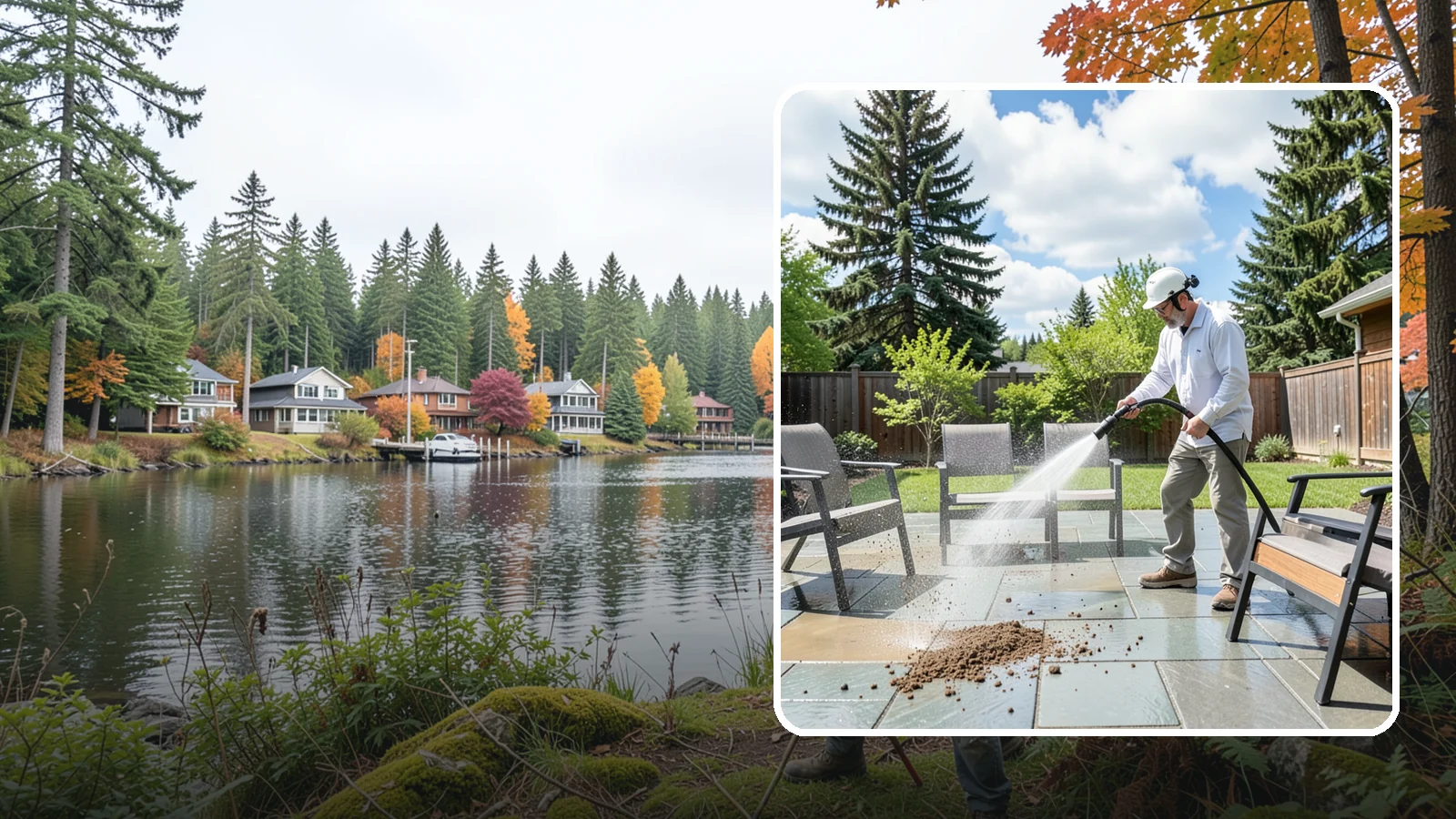 Patio Furniture Cleaning in La Conner, Skagit County, WA - We deep-clean aluminum, wrought iron, teak, and resin patio sets so your Washington backyard is ready the moment the clouds break.