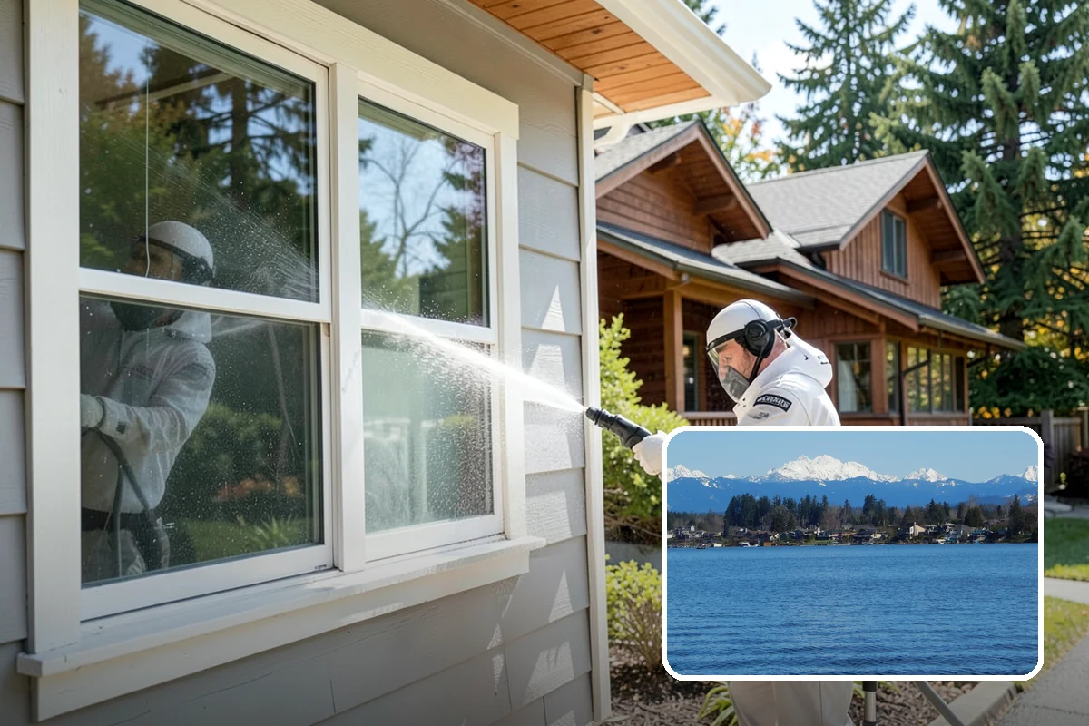 Patio Furniture Cleaning in Lake Stevens, Snohomish County, WA - Removes the green algae film that thrives in western Washington humidity