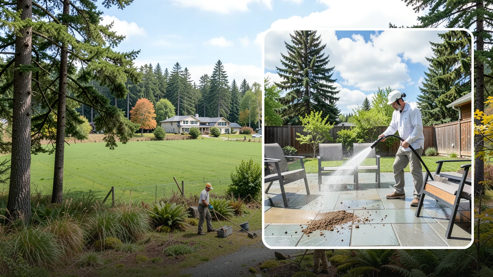 Patio Furniture Cleaning in Lyman, Skagit County, WA - We deep-clean aluminum, wrought iron, teak, and resin patio sets so your Washington backyard is ready the moment the clouds break.
