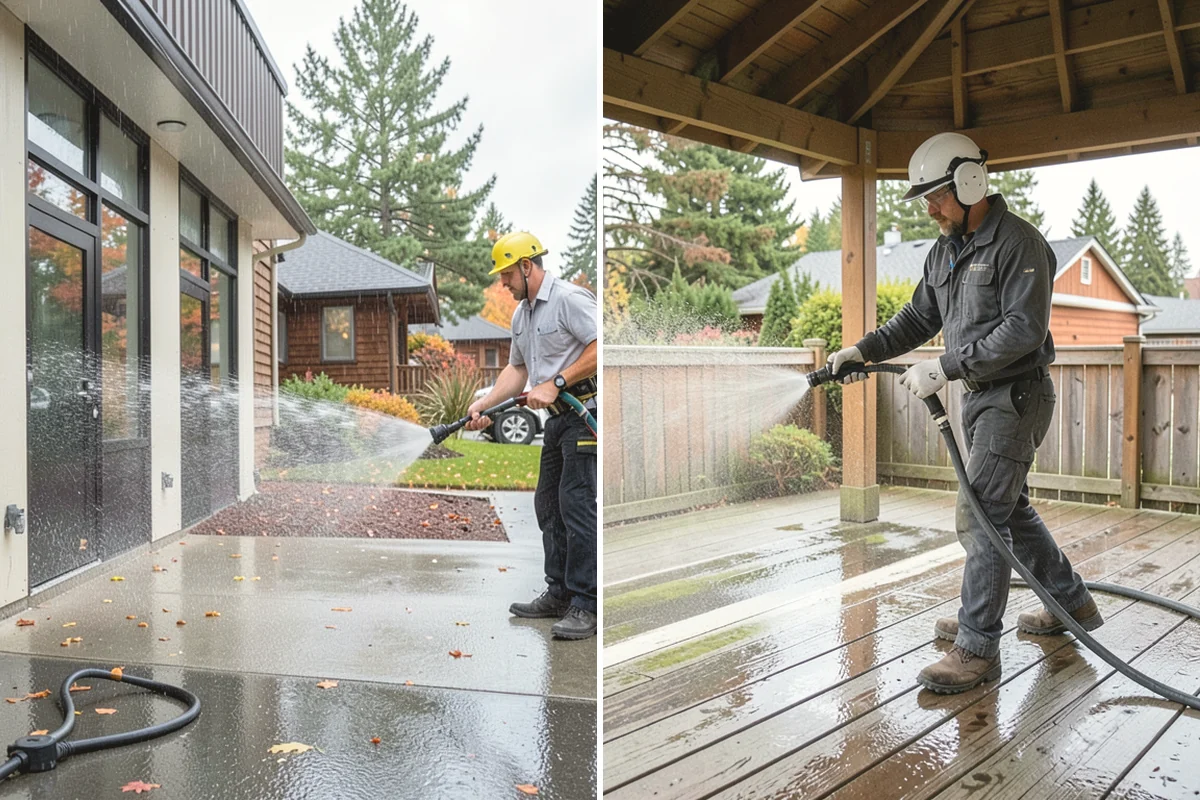 Patio Furniture Cleaning in Mill Creek, Snohomish County, WA - Inspect each piece and sort by frame material and finish