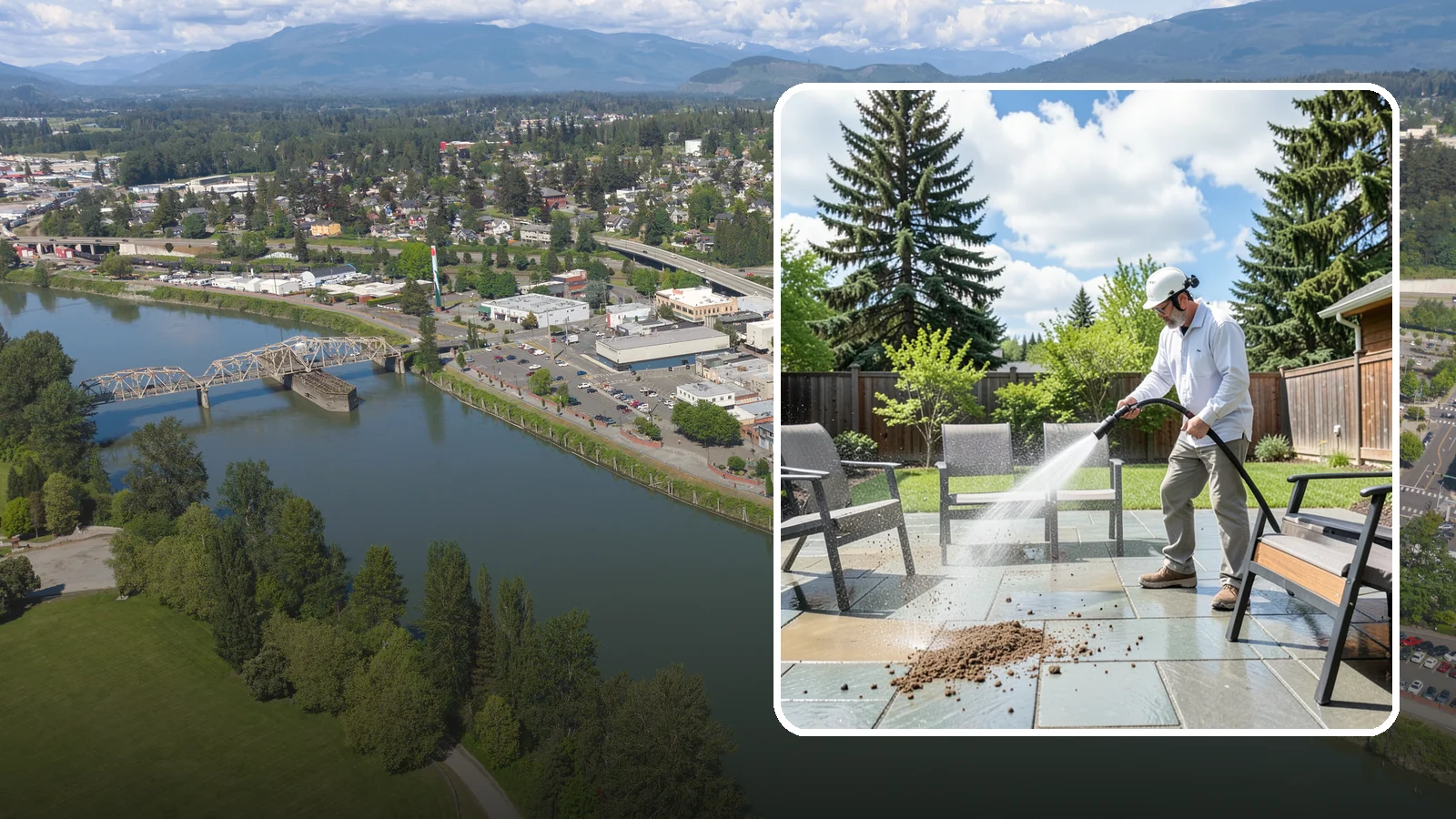 Patio Furniture Cleaning in Mount Vernon, Skagit County, WA - We deep-clean aluminum, wrought iron, teak, and resin patio sets so your Washington backyard is ready the moment the clouds break.