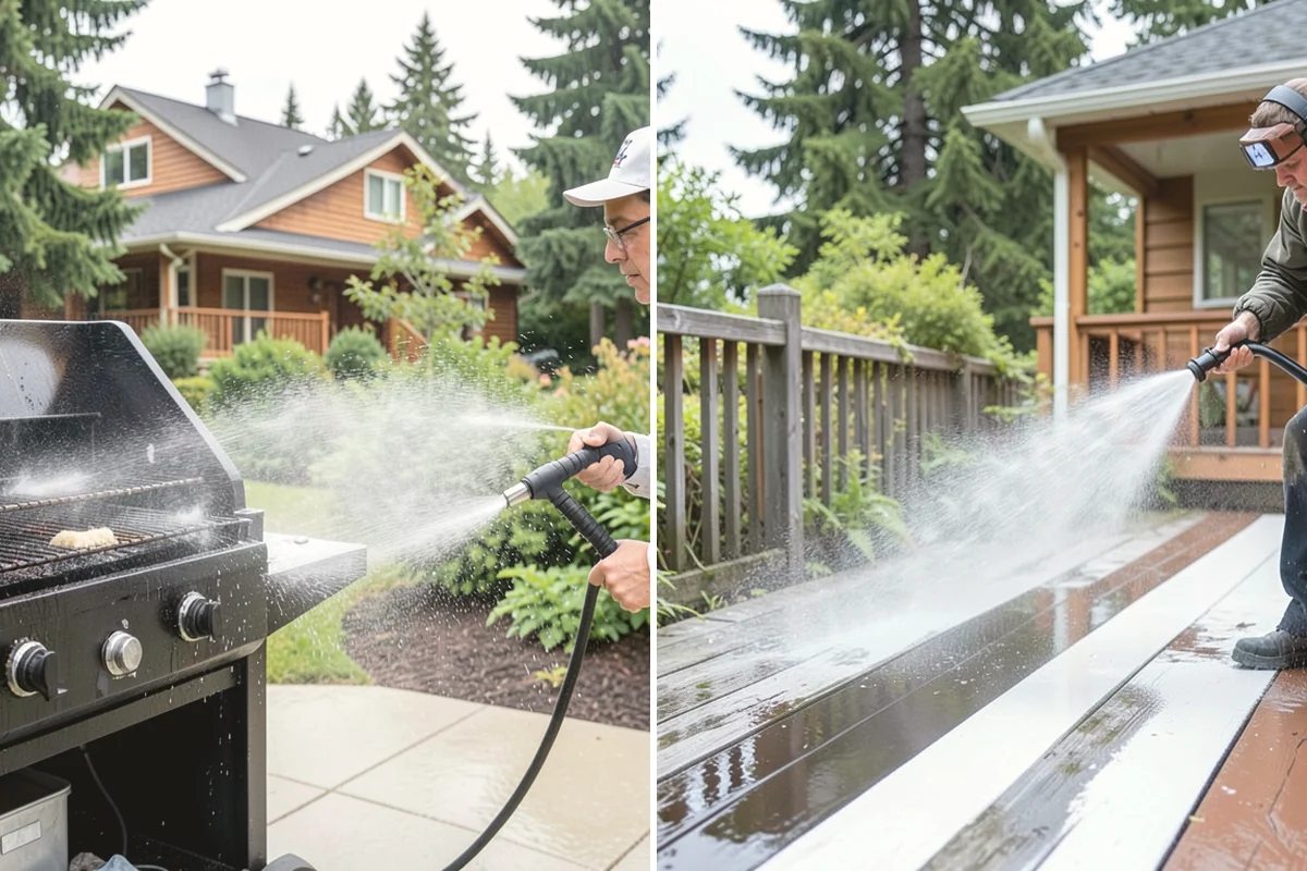 Patio Furniture Cleaning in Mountlake Terrace, Snohomish County, WA - Inspect each piece and sort by frame material and finish