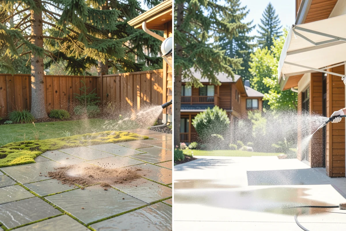 Patio Furniture Cleaning in North Bend, King County, WA - Inspect each piece and sort by frame material and finish