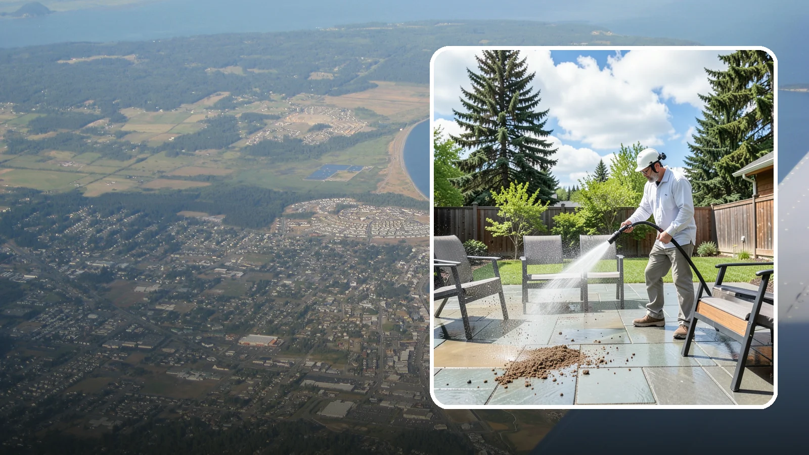 Patio Furniture Cleaning in Oak Harbor, Island County, WA - We deep-clean aluminum, wrought iron, teak, and resin patio sets so your Washington backyard is ready the moment the clouds break.