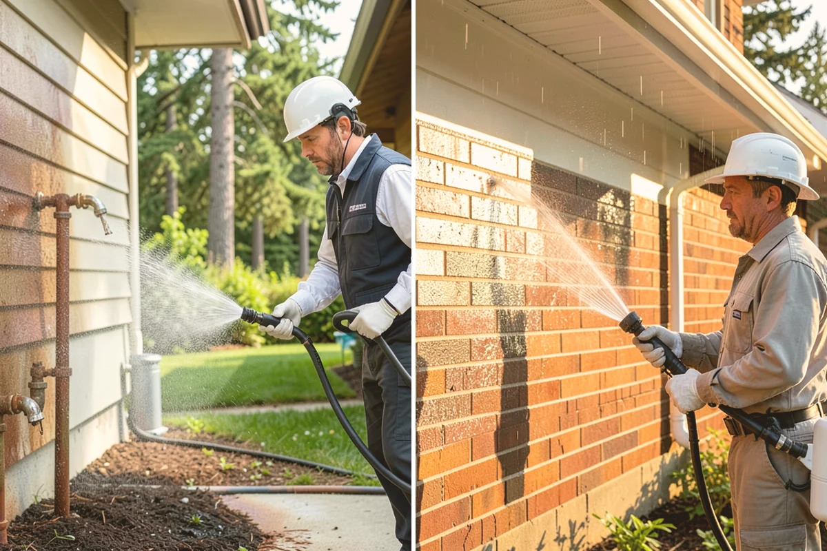 Patio Furniture Cleaning in Orting, Pierce County, WA - Inspect each piece and sort by frame material and finish