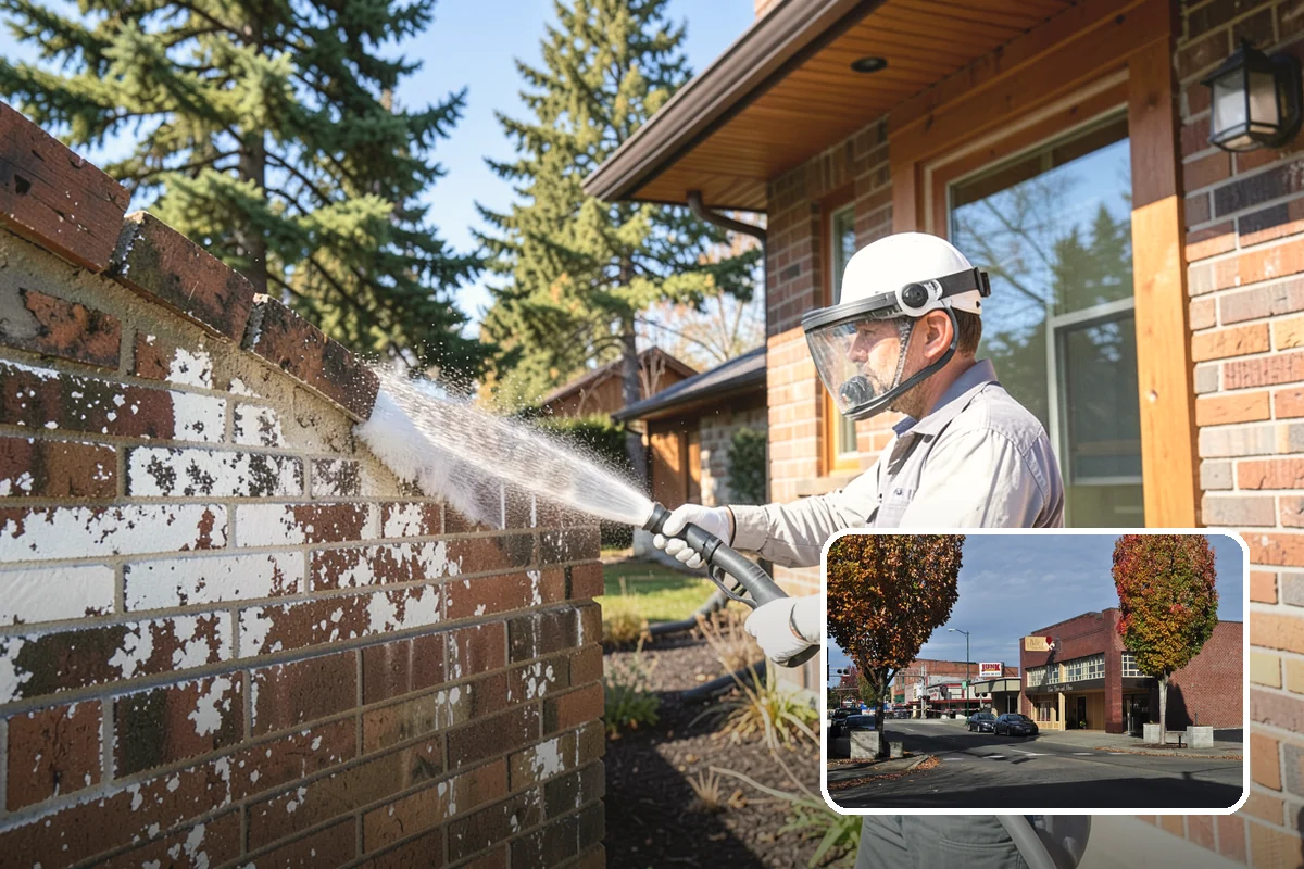 Patio Furniture Cleaning in Puyallup, Pierce County, WA - Removes the green algae film that thrives in western Washington humidity
