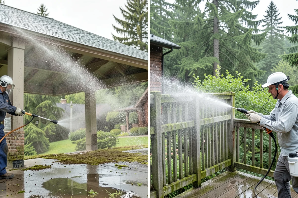 Patio Furniture Cleaning in Puyallup, Pierce County, WA - Inspect each piece and sort by frame material and finish