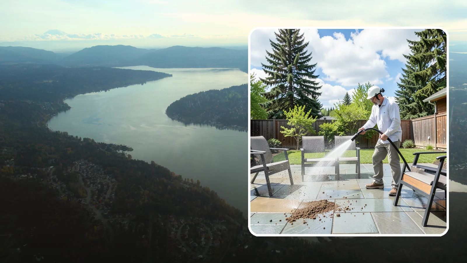 Patio Furniture Cleaning in Sammamish, King County, WA - We deep-clean aluminum, wrought iron, teak, and resin patio sets so your Washington backyard is ready the moment the clouds break.
