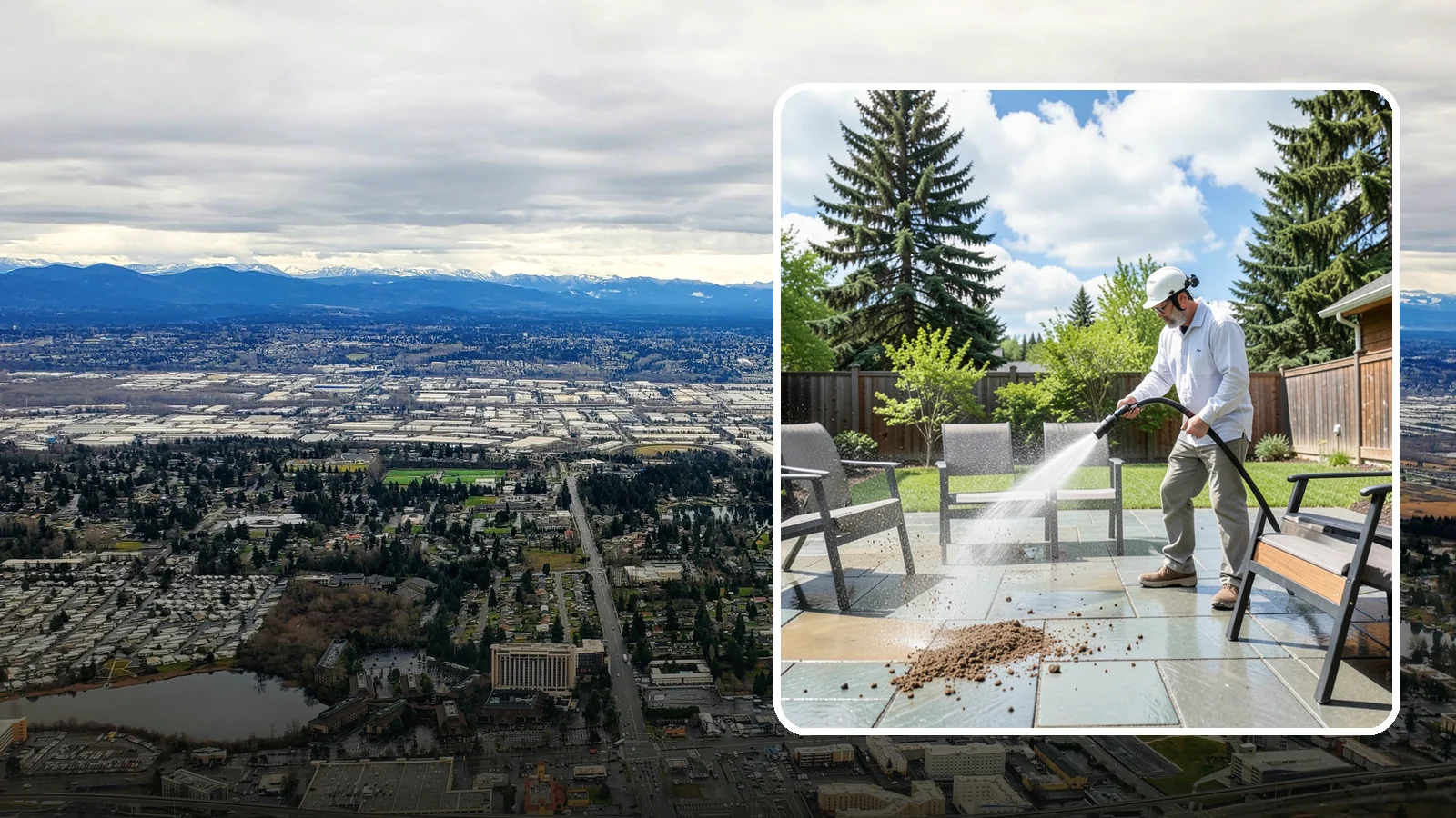Patio Furniture Cleaning in SeaTac, King County, WA - We deep-clean aluminum, wrought iron, teak, and resin patio sets so your Washington backyard is ready the moment the clouds break.