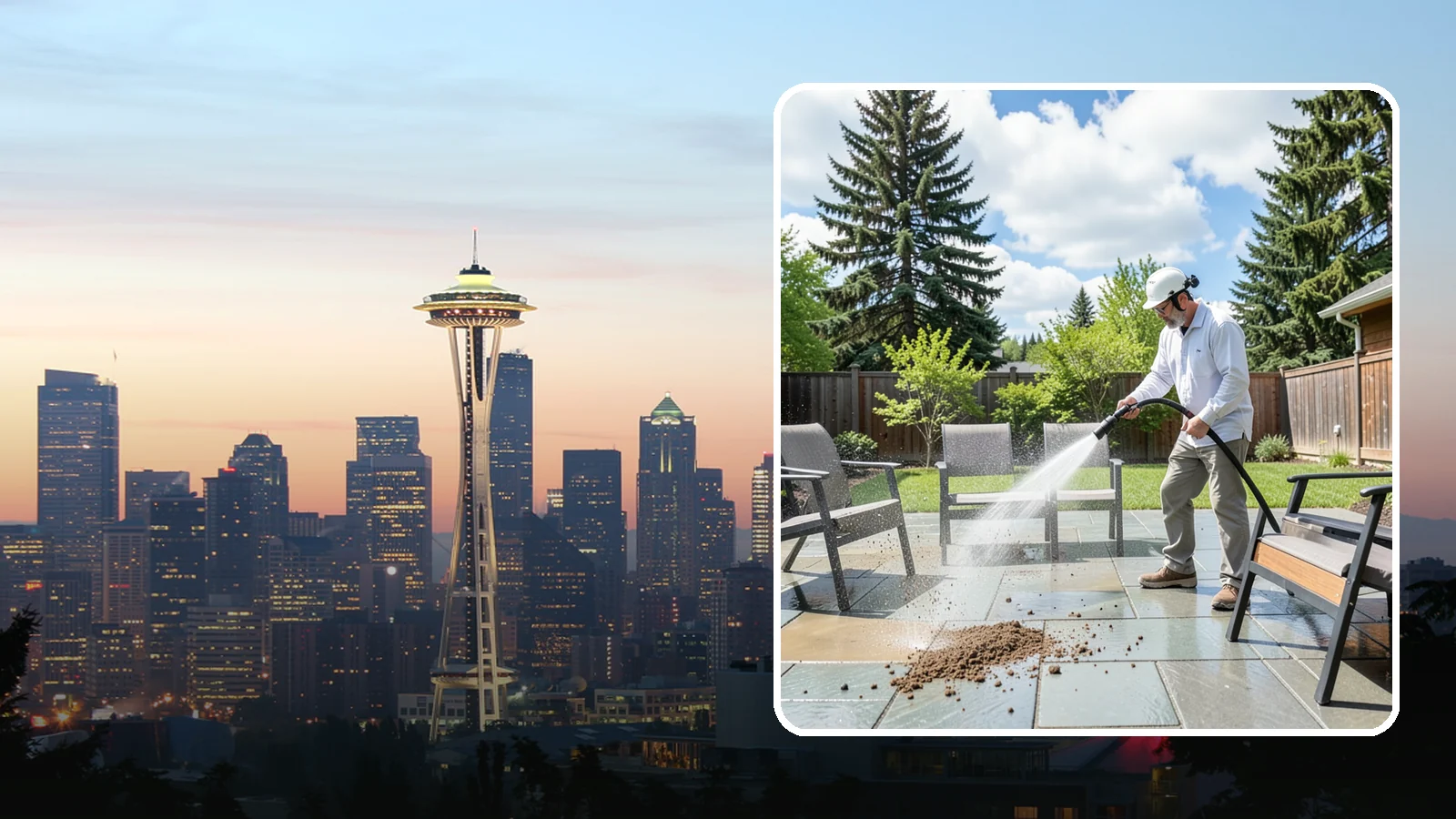 Patio Furniture Cleaning in Seattle, King County, WA - We deep-clean aluminum, wrought iron, teak, and resin patio sets so your Washington backyard is ready the moment the clouds break.