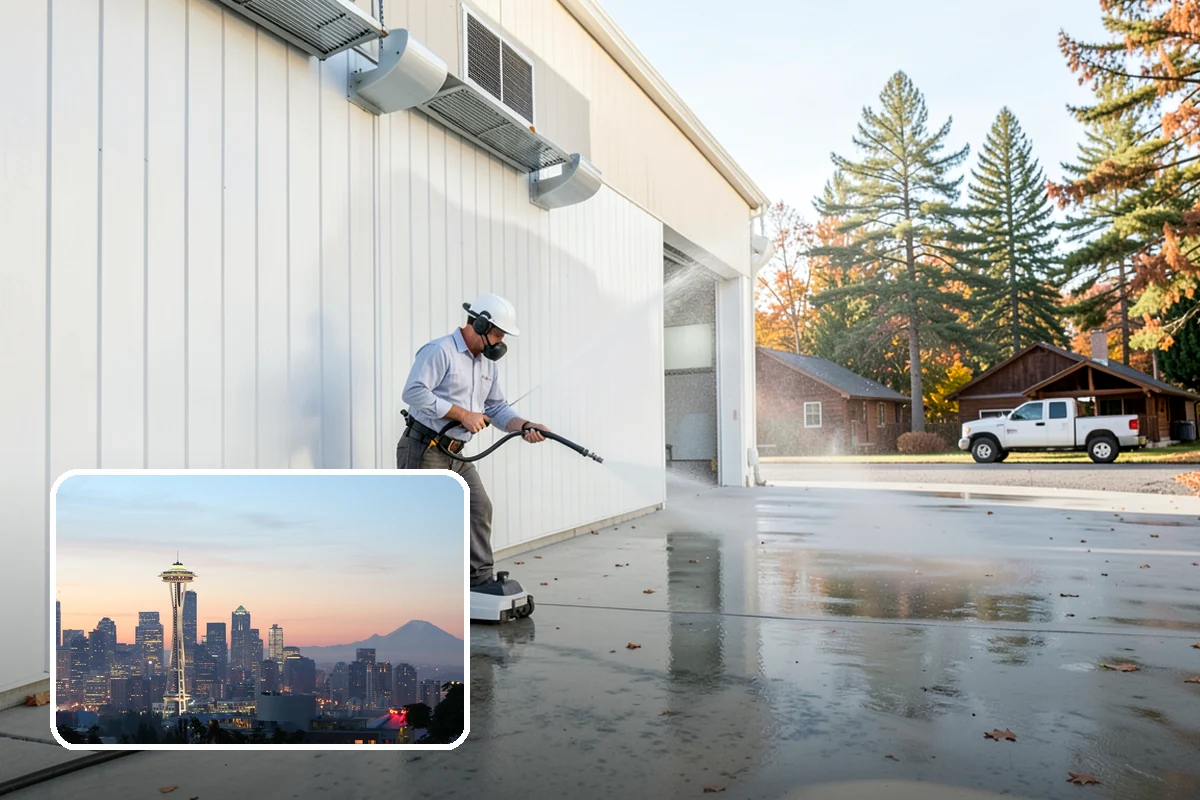 Patio Furniture Cleaning in Seattle, King County, WA - Removes the green algae film that thrives in western Washington humidity