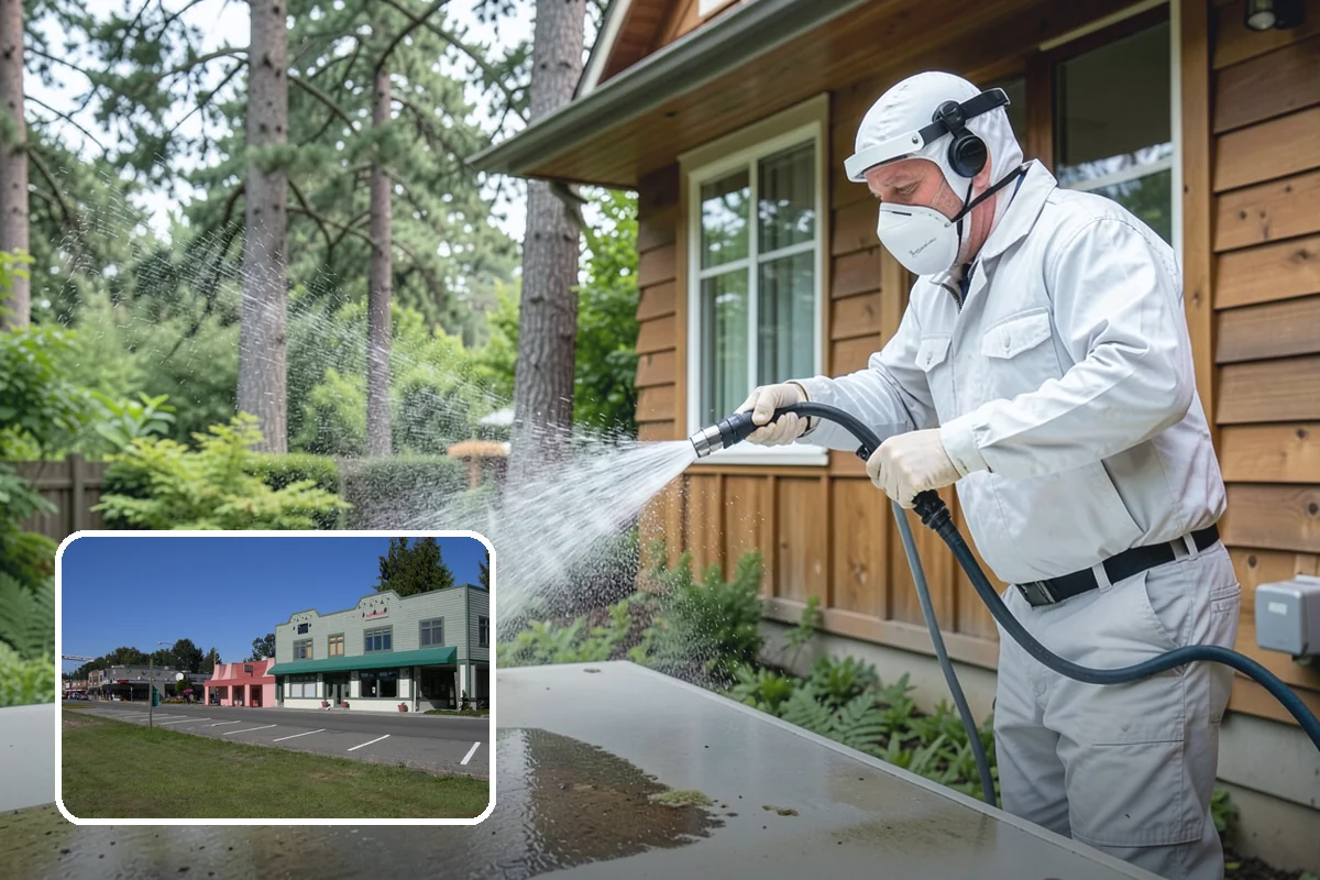 Patio Furniture Cleaning in Snoqualmie, King County, WA - Removes the green algae film that thrives in western Washington humidity