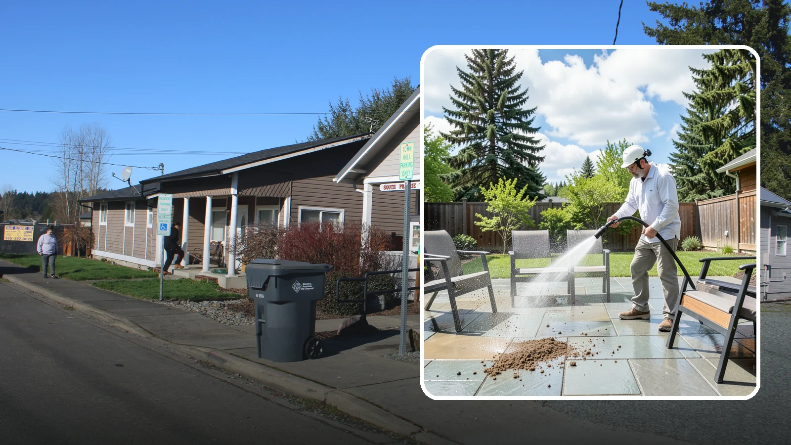 Patio Furniture Cleaning in South Prairie, Pierce County, WA - We deep-clean aluminum, wrought iron, teak, and resin patio sets so your Washington backyard is ready the moment the clouds break.