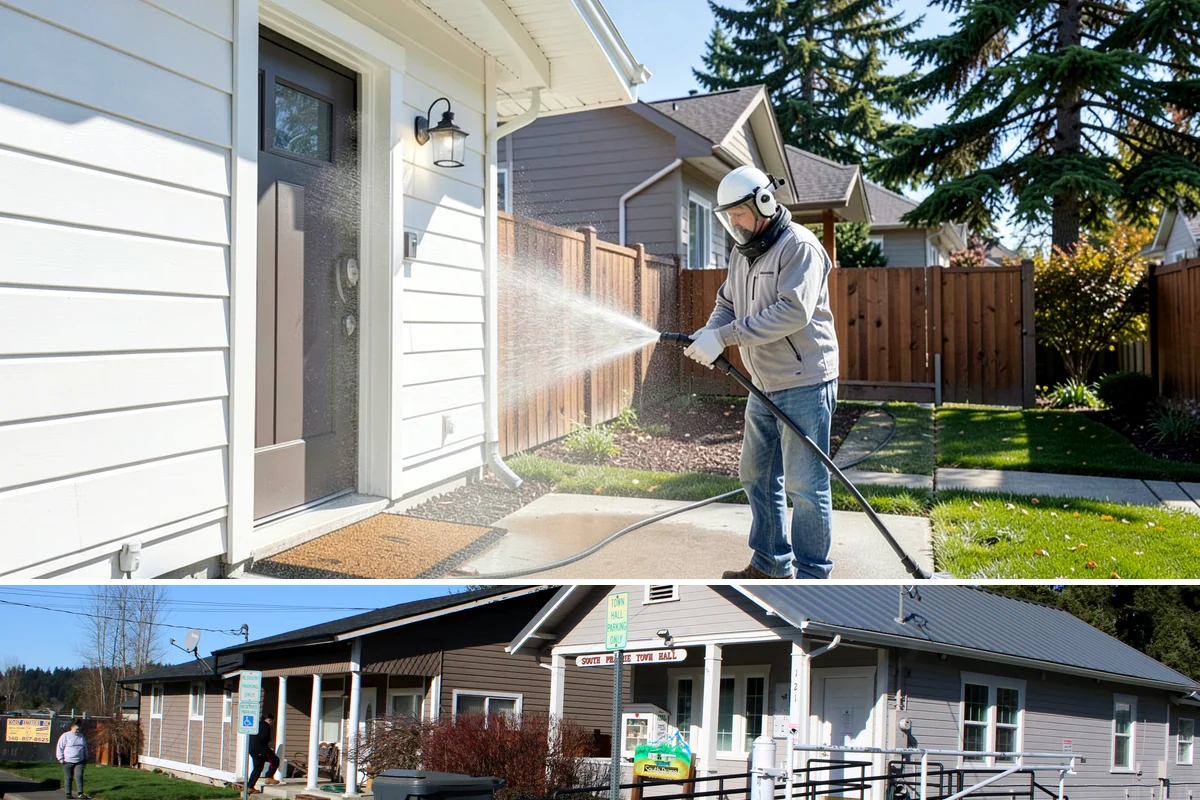 Patio Furniture Cleaning in South Prairie, Pierce County, WA - Late spring, once the heavy rains taper off in May and June, is the sweet spot for getting furniture guest-ready.