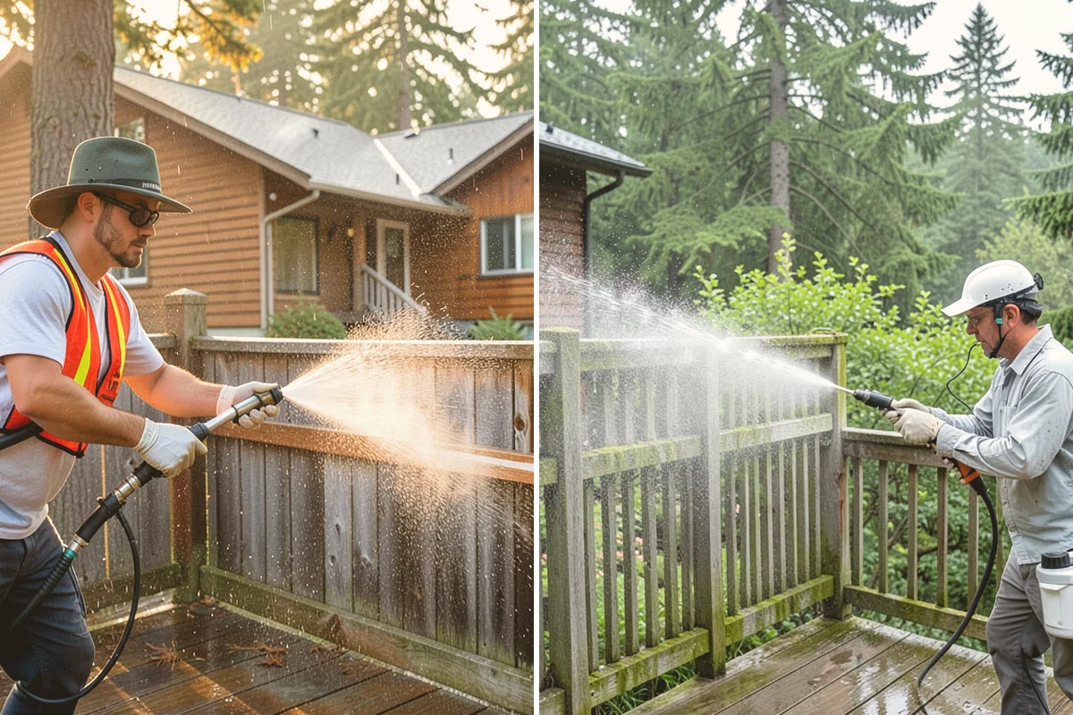 Patio Furniture Cleaning in Stanwood, Snohomish County, WA - Inspect each piece and sort by frame material and finish