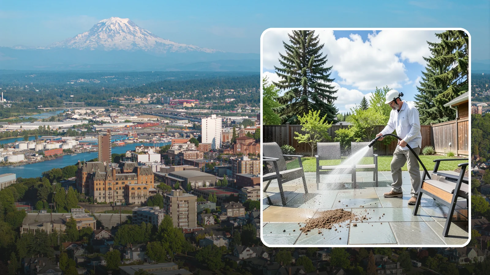 Patio Furniture Cleaning in Tacoma, Pierce County, WA - We deep-clean aluminum, wrought iron, teak, and resin patio sets so your Washington backyard is ready the moment the clouds break.