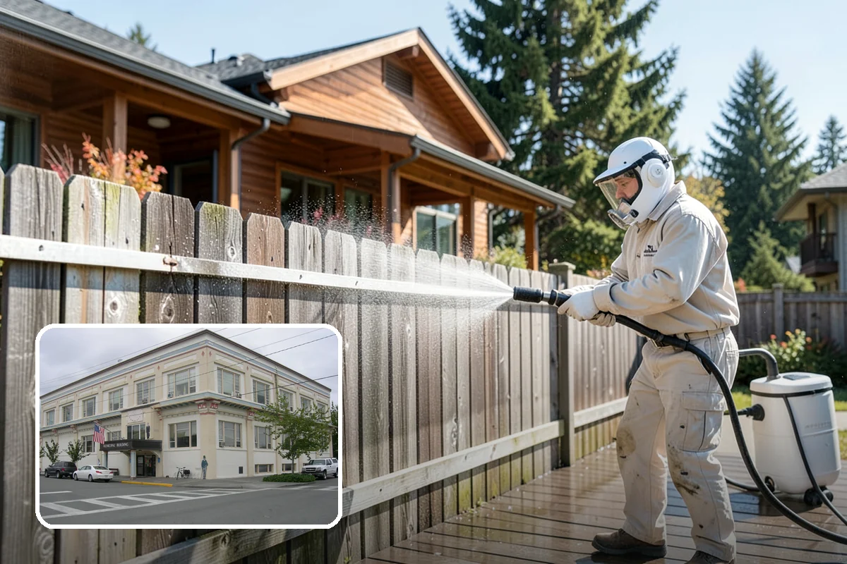 Patio Moss Removal in Anacortes, Skagit County, WA - Kills moss at the root to slow regrowth