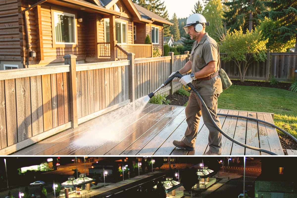 Patio Moss Removal in Auburn, King County, WA - Treat patio moss in late spring, then again in fall to stay ahead of the wet season.