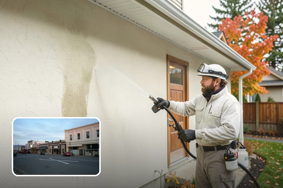 Patio Moss Removal in Burlington, Skagit County, WA - Kills moss at the root to slow regrowth