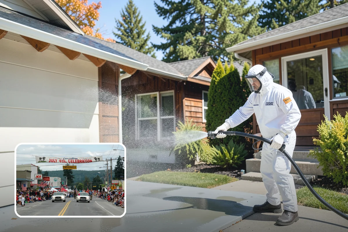 Patio Moss Removal in Carnation, King County, WA - Kills moss at the root to slow regrowth