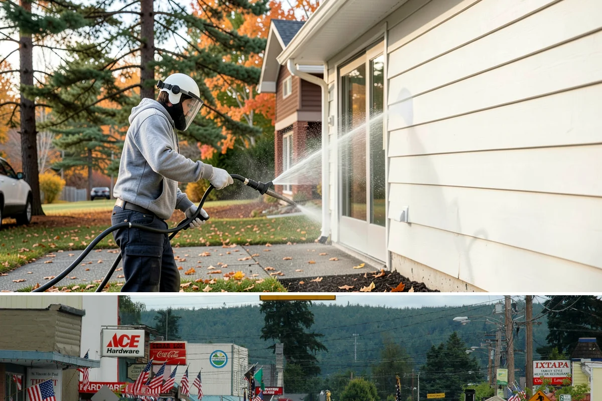 Patio Moss Removal in Carnation, King County, WA - Treat patio moss in late spring, then again in fall to stay ahead of the wet season.