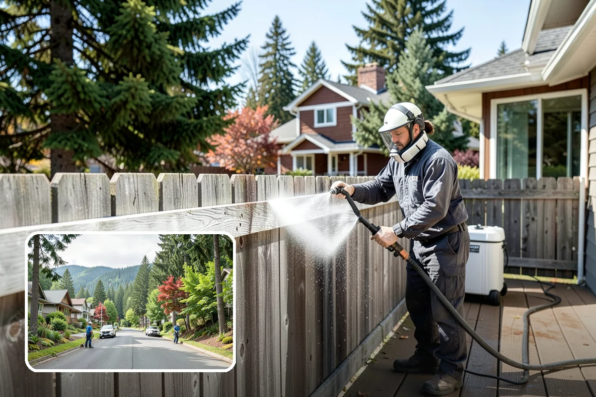 Patio Moss Removal in Darrington, Snohomish County, WA - Kills moss at the root to slow regrowth