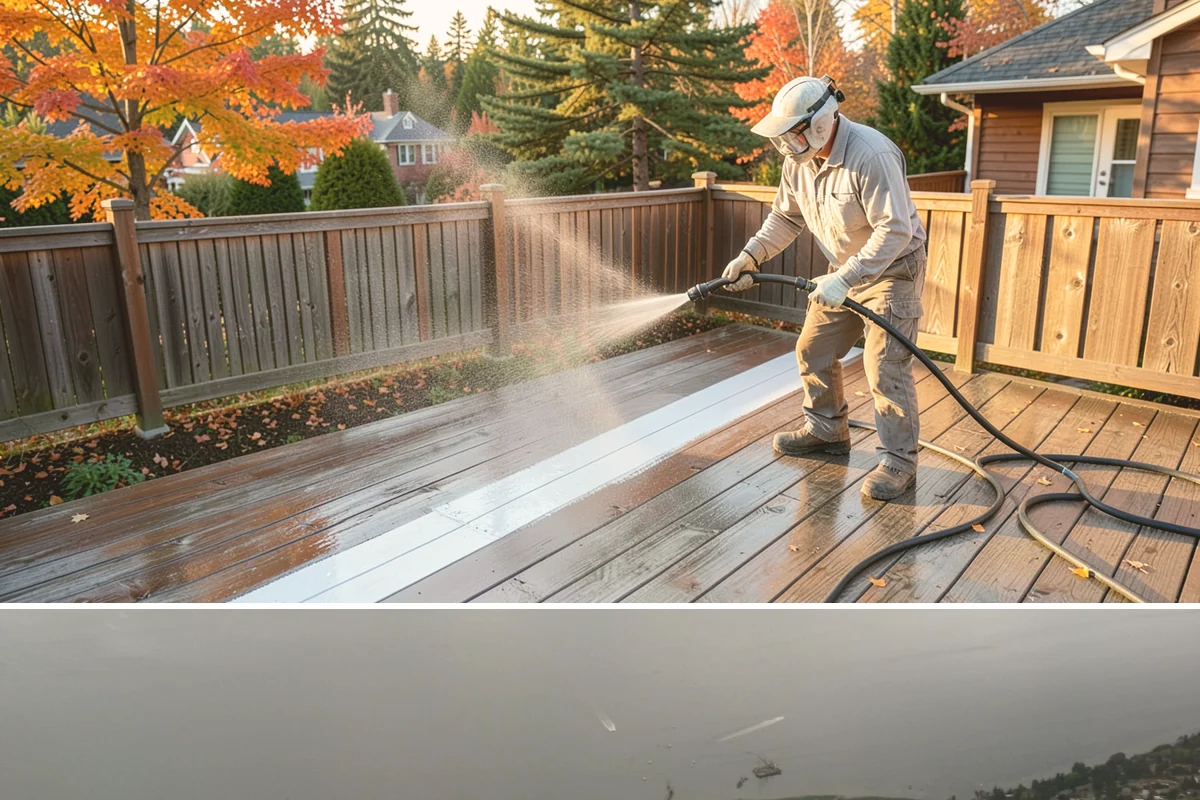 Patio Moss Removal in Des Moines, King County, WA - Treat patio moss in late spring, then again in fall to stay ahead of the wet season.