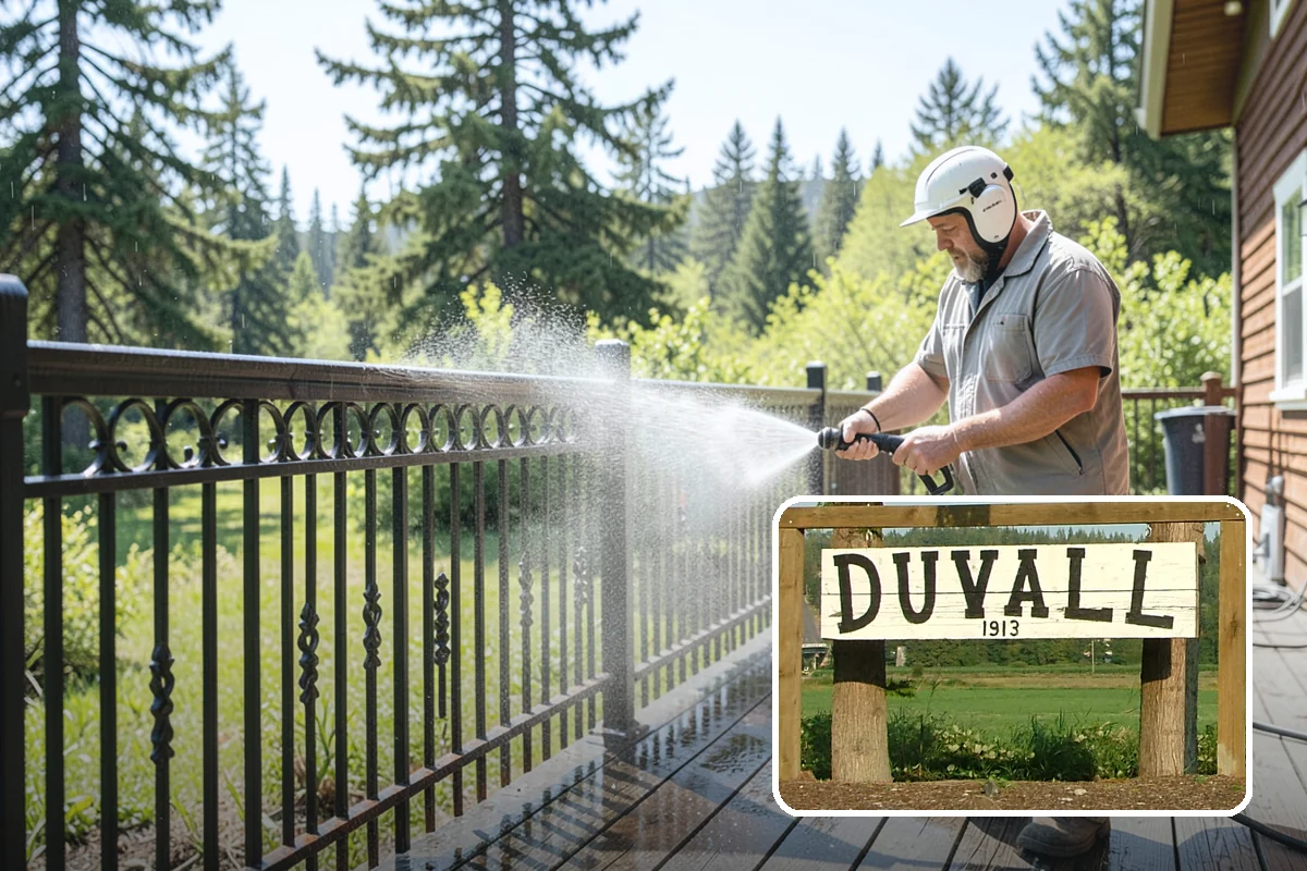 Patio Moss Removal in Duvall, King County, WA - Kills moss at the root to slow regrowth