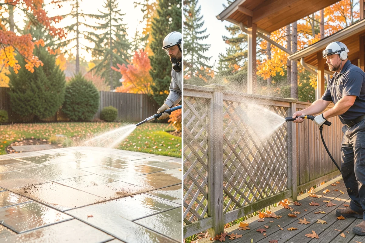 Patio Moss Removal in Duvall, King County, WA - Apply a moss-killing solution across the patio