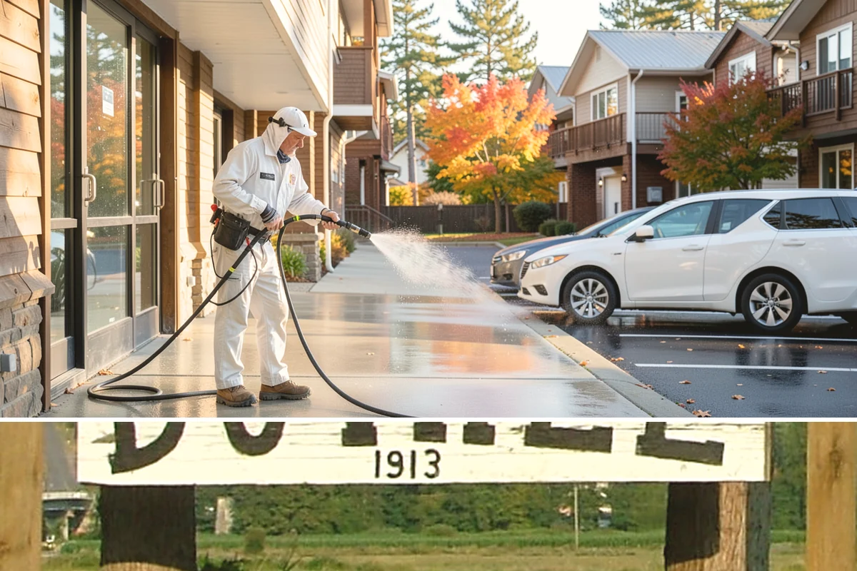 Patio Moss Removal in Duvall, King County, WA - Treat patio moss in late spring, then again in fall to stay ahead of the wet season.