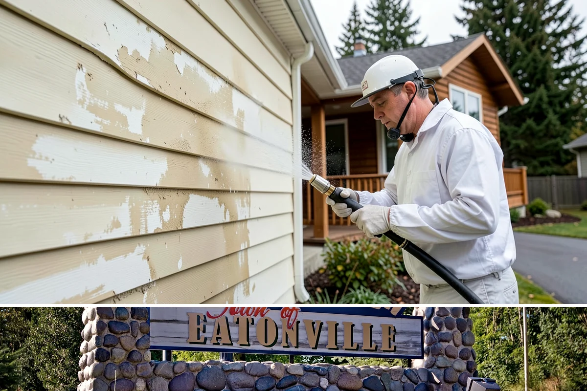 Patio Moss Removal in Eatonville, Pierce County, WA - Treat patio moss in late spring, then again in fall to stay ahead of the wet season.