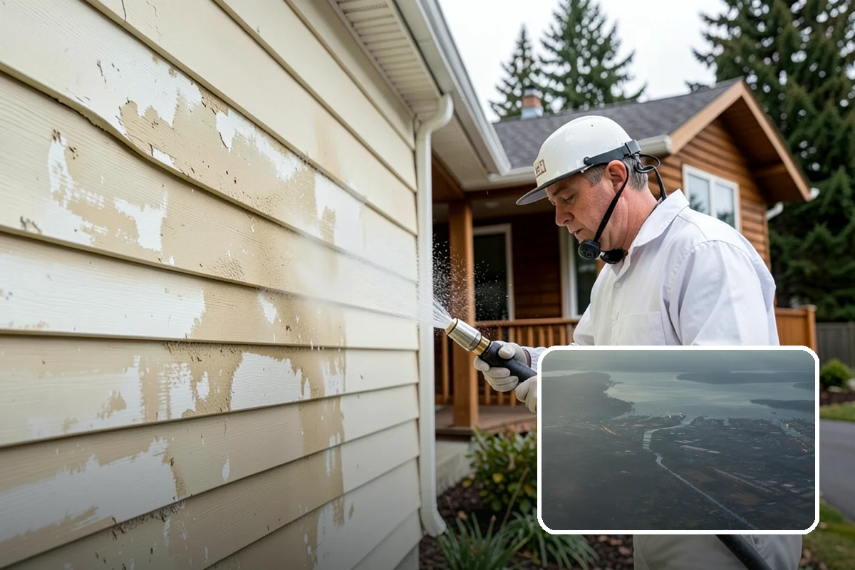 Patio Moss Removal in Fife, Pierce County, WA - Kills moss at the root to slow regrowth