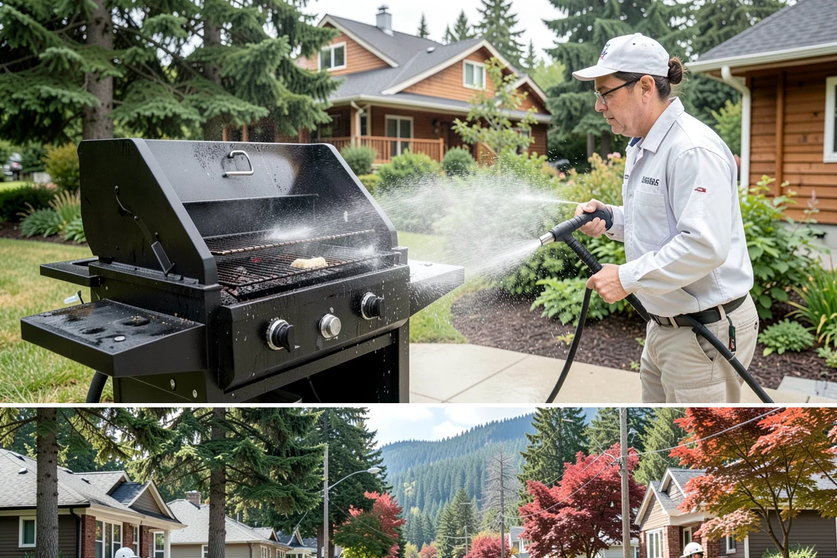 Patio Moss Removal in Hunts Point, King County, WA - Treat patio moss in late spring, then again in fall to stay ahead of the wet season.