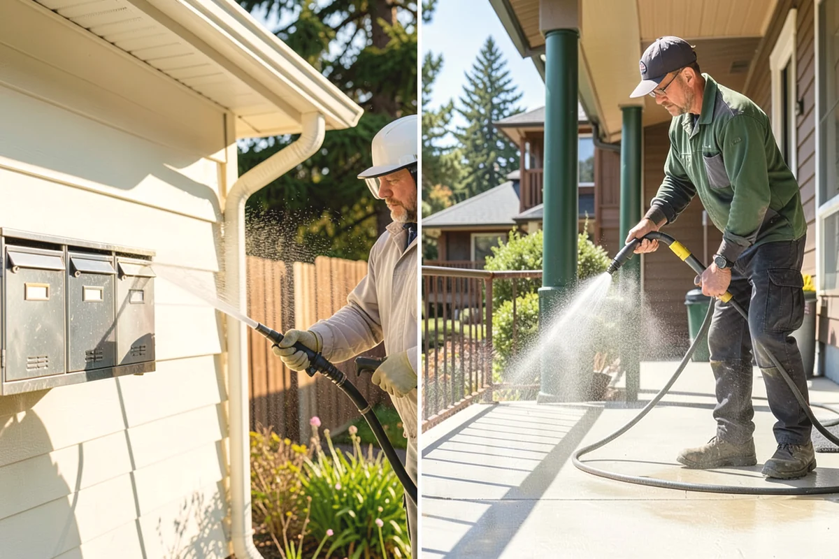 Patio Moss Removal in Issaquah, King County, WA - Apply a moss-killing solution across the patio
