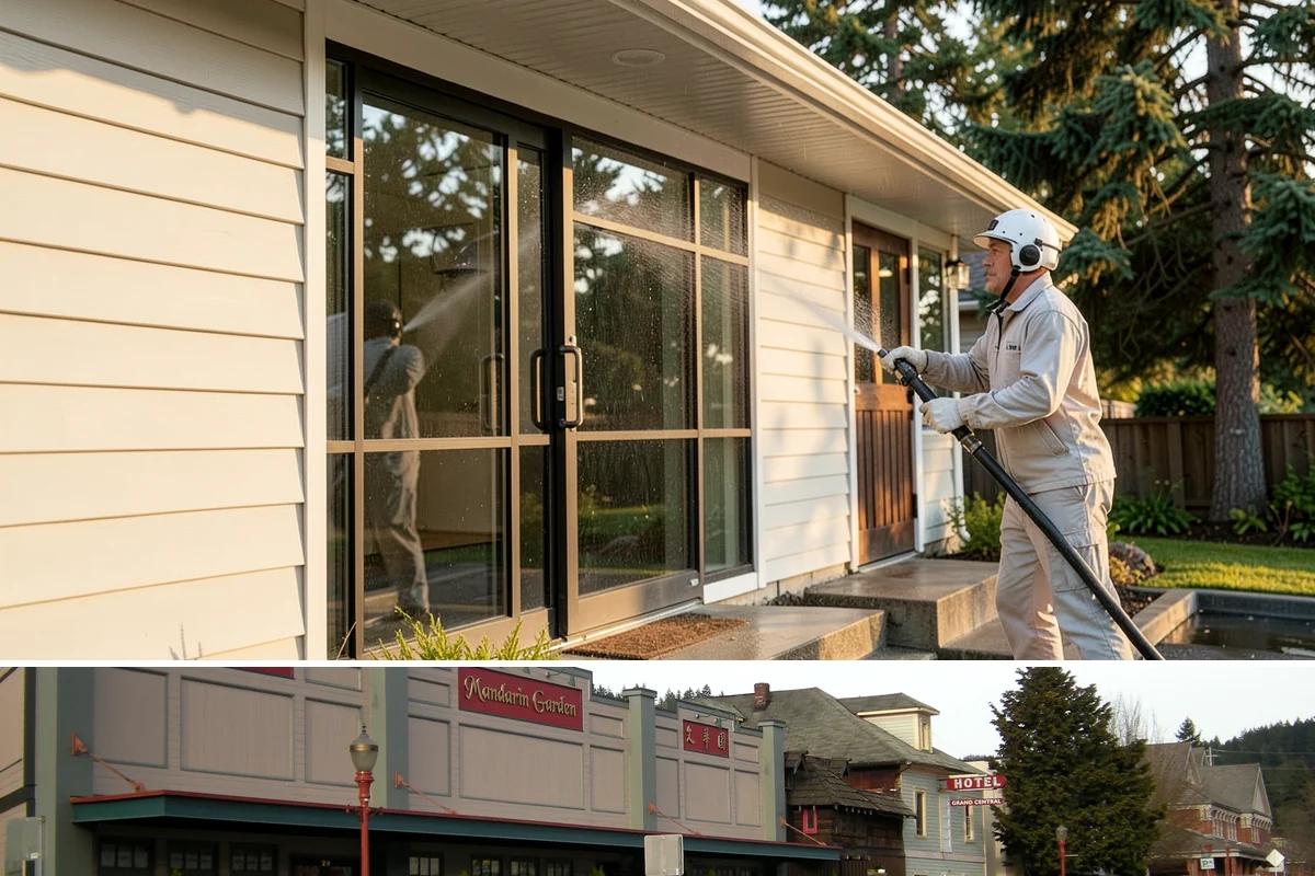 Patio Moss Removal in Issaquah, King County, WA - Treat patio moss in late spring, then again in fall to stay ahead of the wet season.