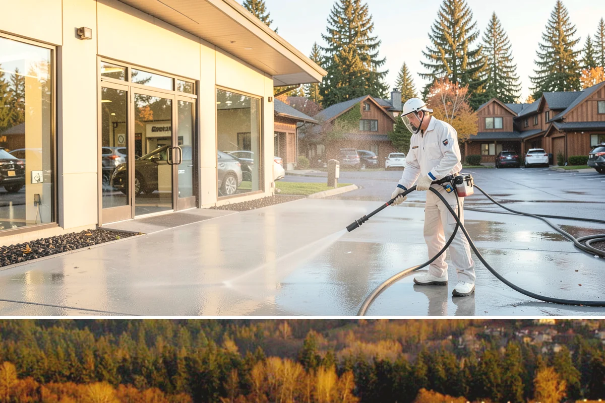 Patio Moss Removal in Kenmore, King County, WA - Treat patio moss in late spring, then again in fall to stay ahead of the wet season.