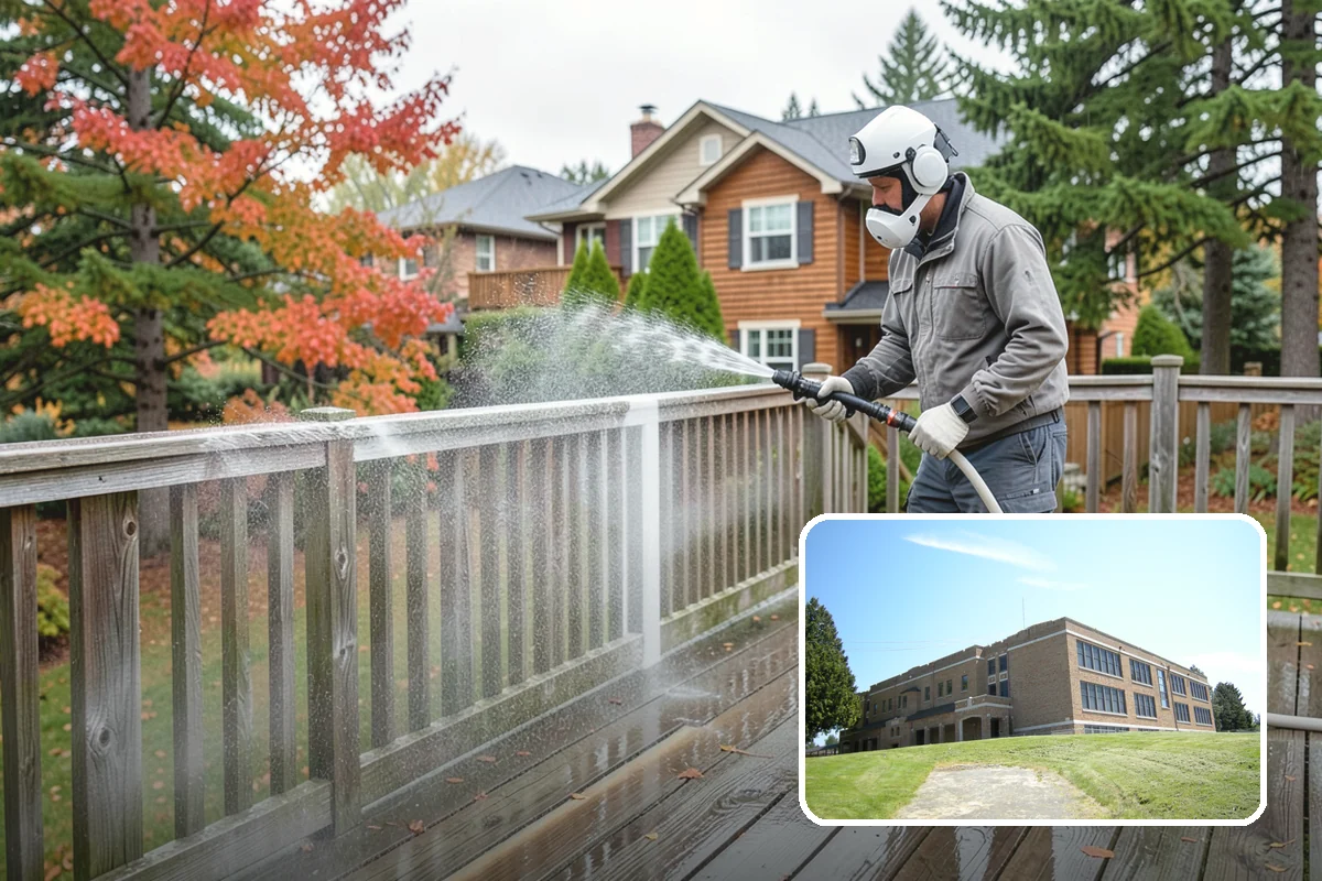 Patio Moss Removal in Maple Valley, King County, WA - Kills moss at the root to slow regrowth