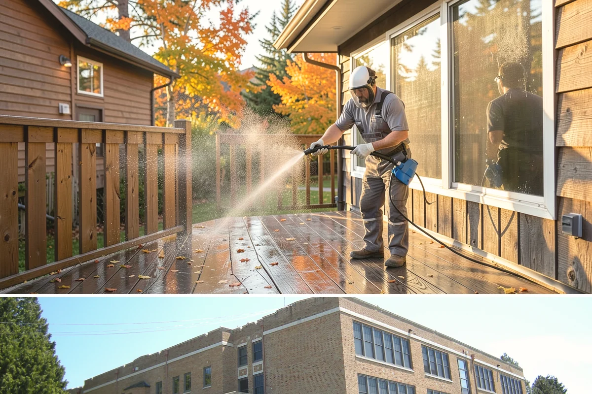 Patio Moss Removal in Maple Valley, King County, WA - Treat patio moss in late spring, then again in fall to stay ahead of the wet season.