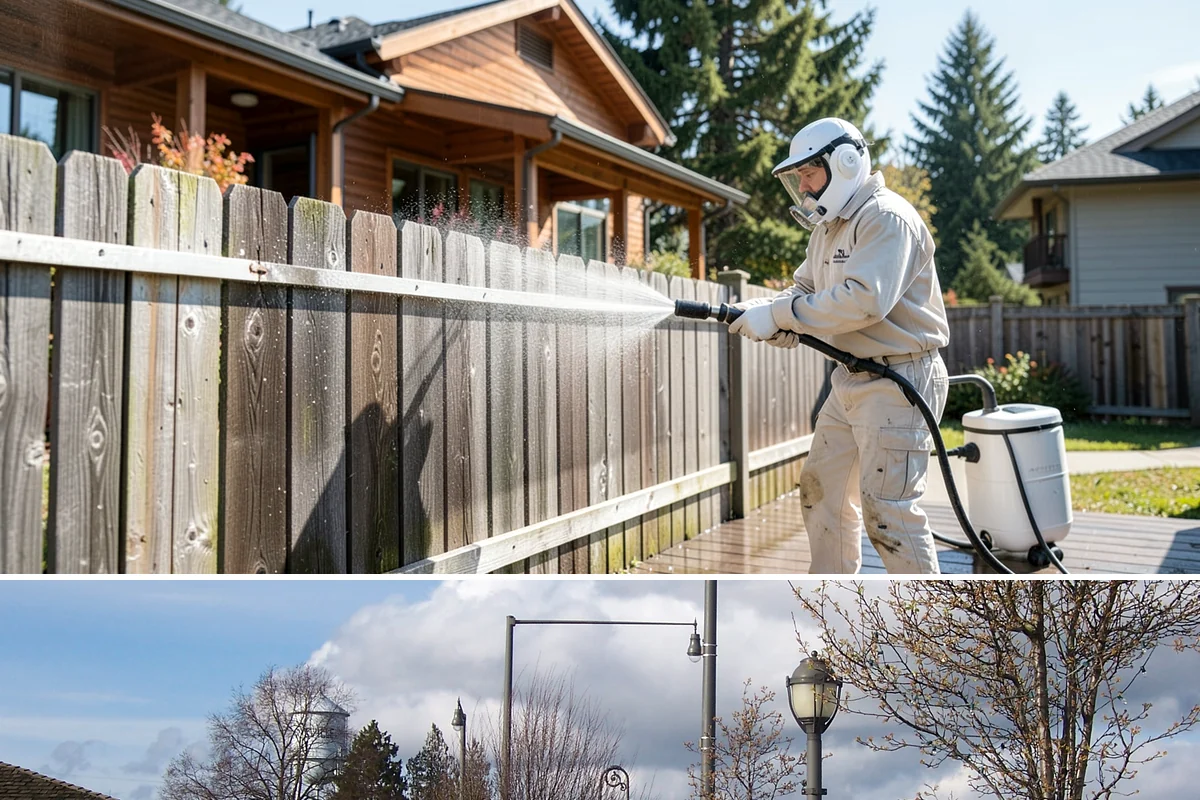 Patio Moss Removal in Marysville, Snohomish County, WA - Treat patio moss in late spring, then again in fall to stay ahead of the wet season.