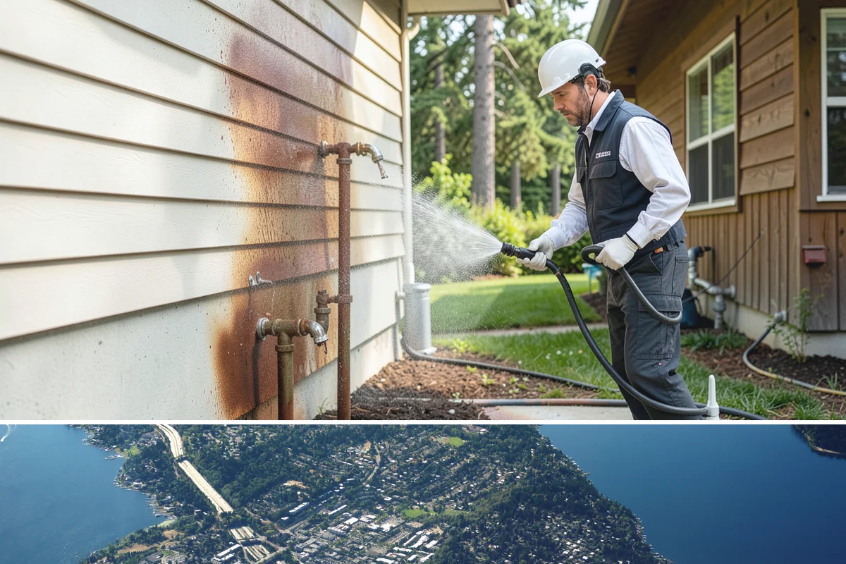 Patio Moss Removal in Mercer Island, King County, WA - Treat patio moss in late spring, then again in fall to stay ahead of the wet season.