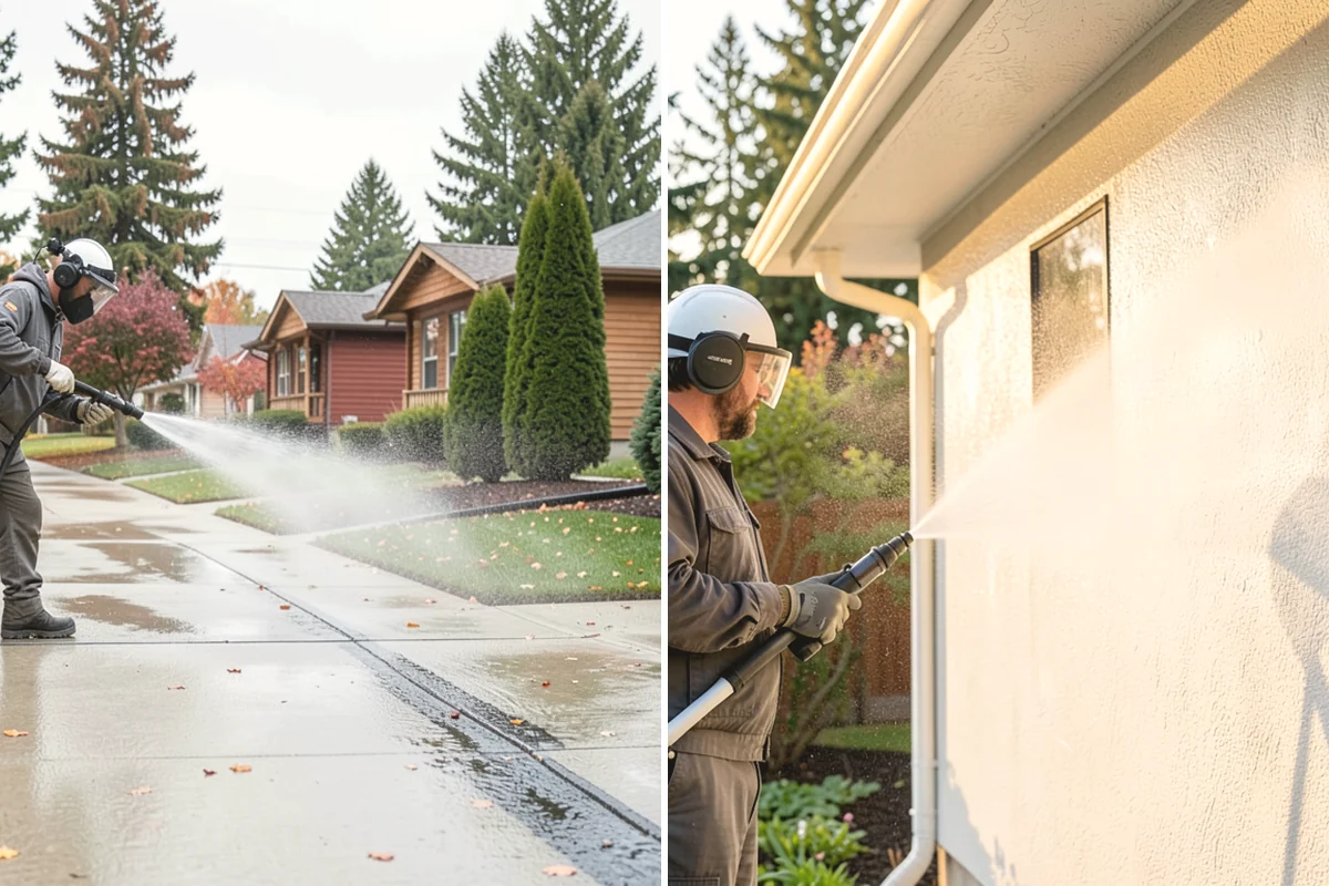 Patio Moss Removal in Mukilteo, Snohomish County, WA - Apply a moss-killing solution across the patio