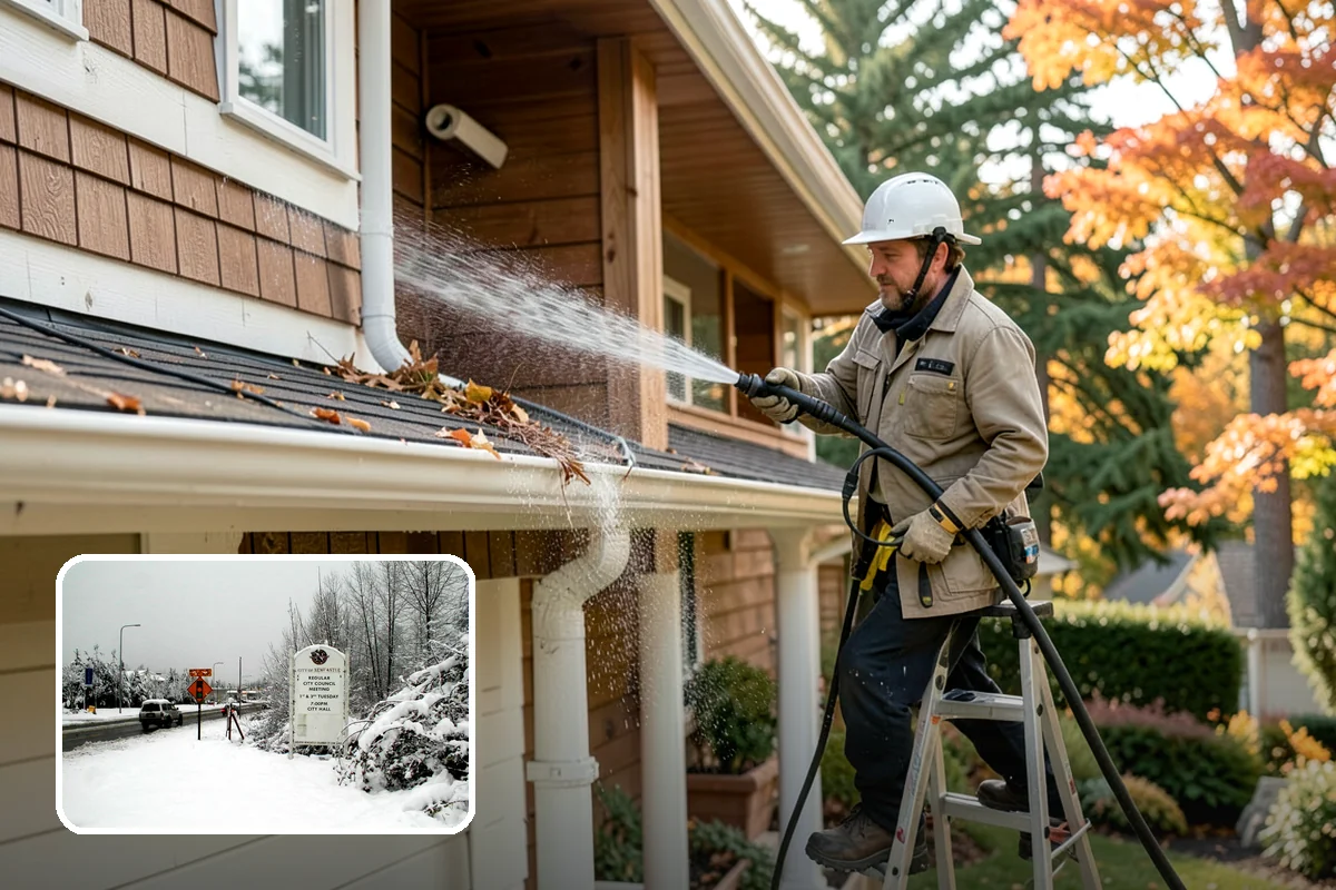 Patio Moss Removal in Newcastle, King County, WA - Kills moss at the root to slow regrowth