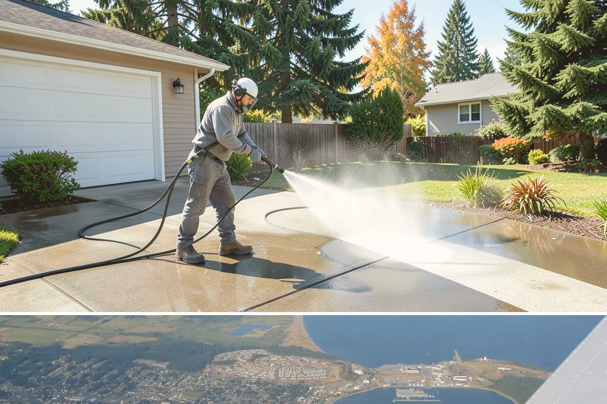 Patio Moss Removal in Oak Harbor, Island County, WA - Treat patio moss in late spring, then again in fall to stay ahead of the wet season.