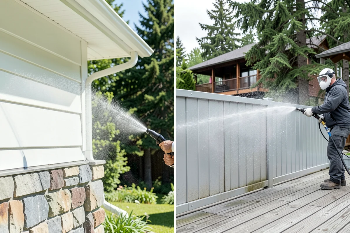 Patio Moss Removal in Puyallup, Pierce County, WA - Apply a moss-killing solution across the patio