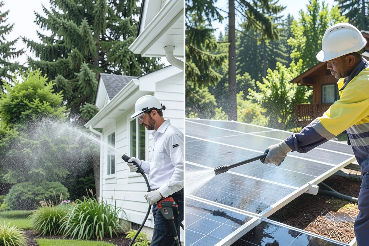 Patio Moss Removal in Redmond, King County, WA - Apply a moss-killing solution across the patio