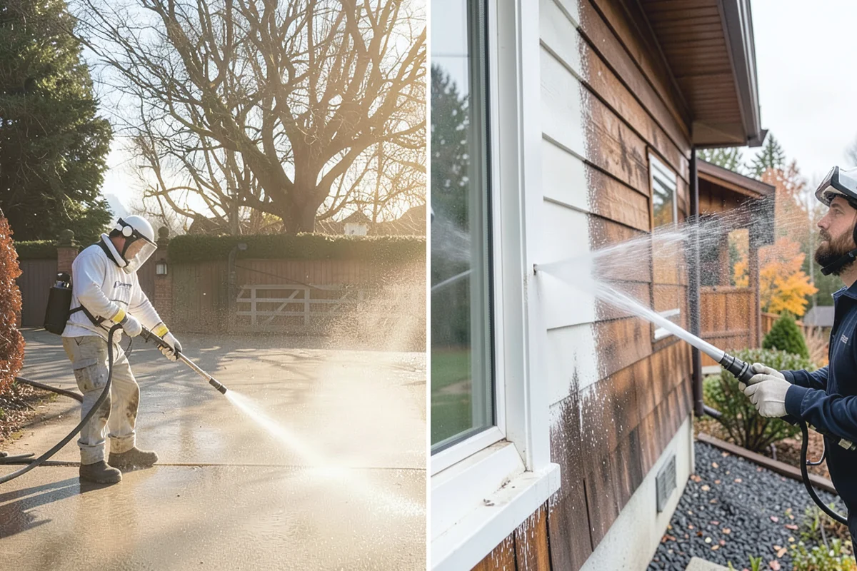Patio Moss Removal in Roy, Pierce County, WA - Apply a moss-killing solution across the patio