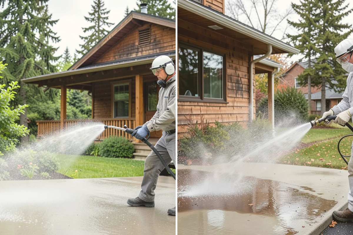 Patio Moss Removal in Sammamish, King County, WA - Apply a moss-killing solution across the patio