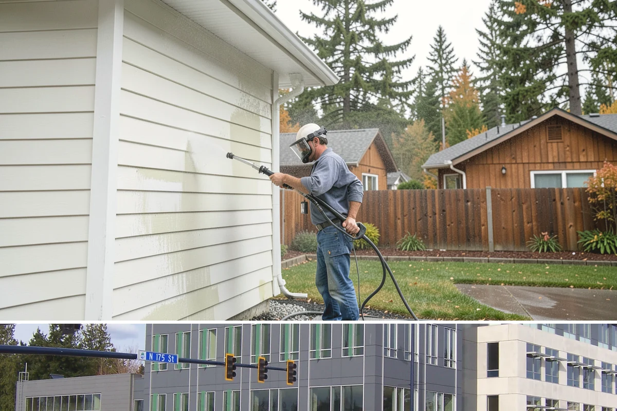 Patio Moss Removal in Shoreline, King County, WA - Treat patio moss in late spring, then again in fall to stay ahead of the wet season.