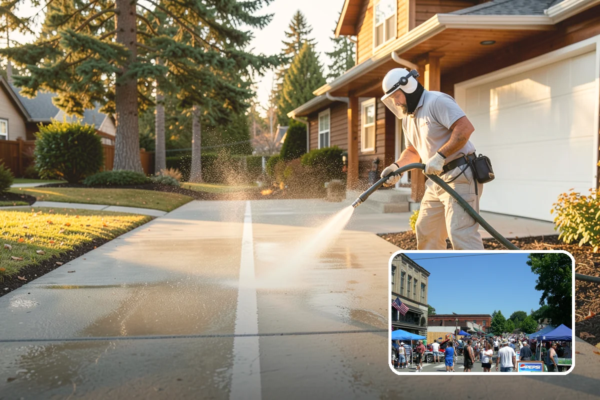 Patio Moss Removal in Snohomish, Snohomish County, WA - Kills moss at the root to slow regrowth